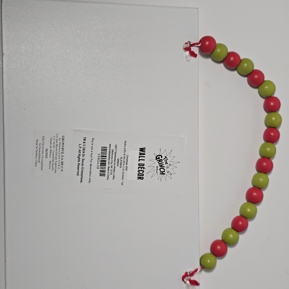 The grinch dr. Seuss merry merry Christmas wood sign nwt - Picture 2 of 2